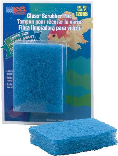 Lee’s Glass Scrub Pad – Heavy Duty Cleaning Pad for Glass Lobster Tanks